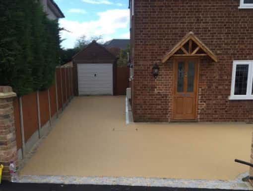 This is a photo of a Resin bound drive carried out in a district of Wigan. All works done by Resin Driveways Wigan